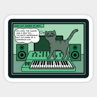 Synth Cat Sticker